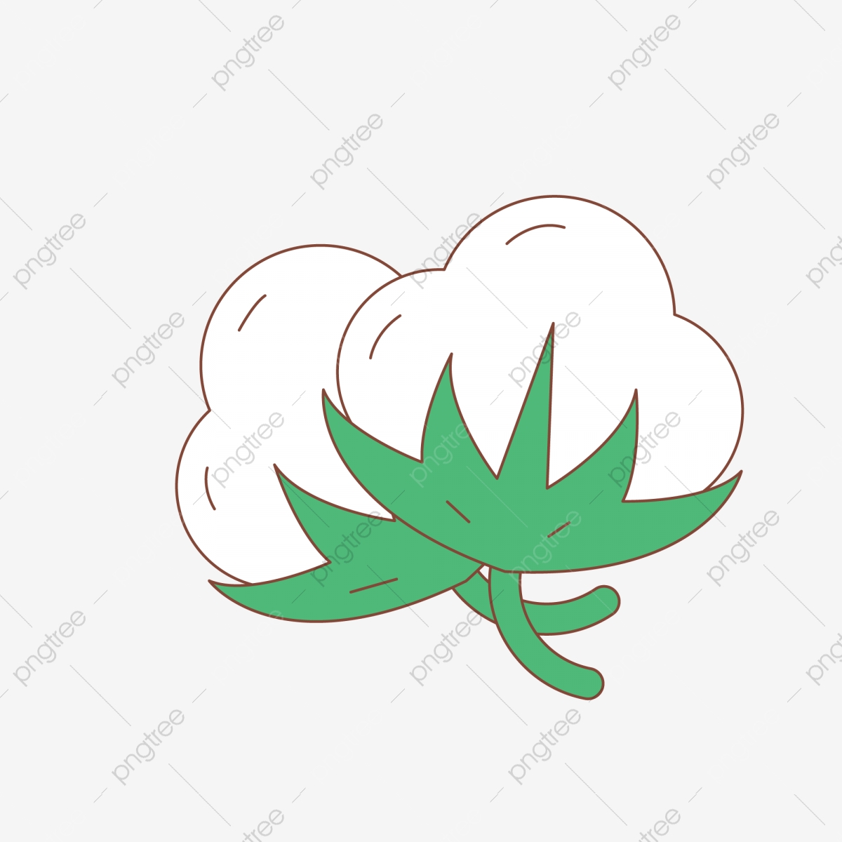 1200x1200 Cotton Plant Hand Painted Cg, Board Painting, Cartoon, Nature Png