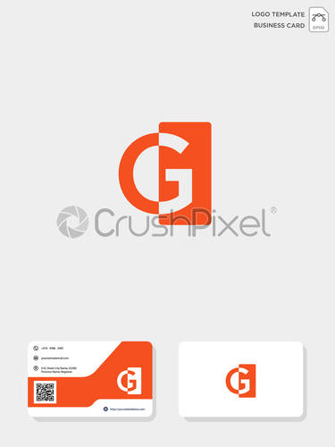 Initial Cg Or Gc Creative Logo Template And Business Card, Stock 375x500 Initial Cg Or Gc Creative Logo Template And Business Card, Stock