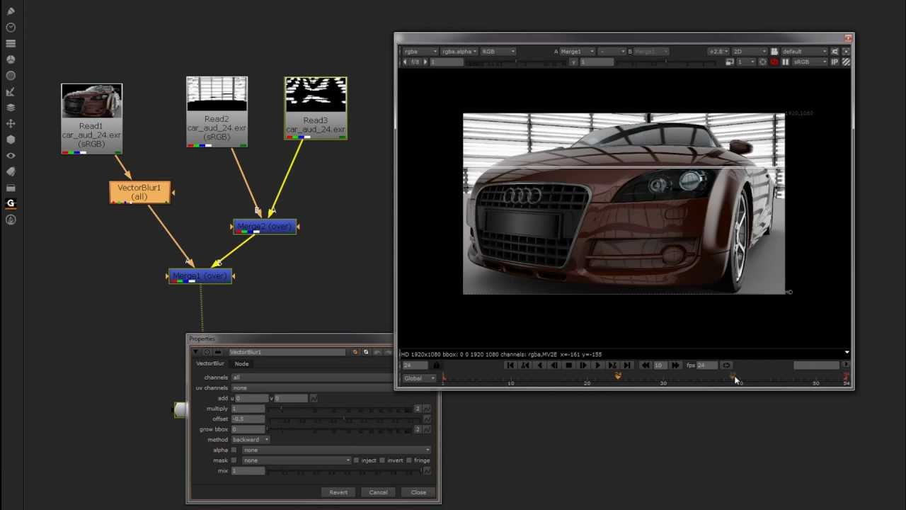 Nuke Cg Motion Vector Blur Tutorial 1280x720 Nuke Cg Motion Vector Blur Tutorial