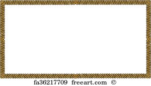 300x171 Free Art Print Of Rope Border Vector Rope Border Isolated