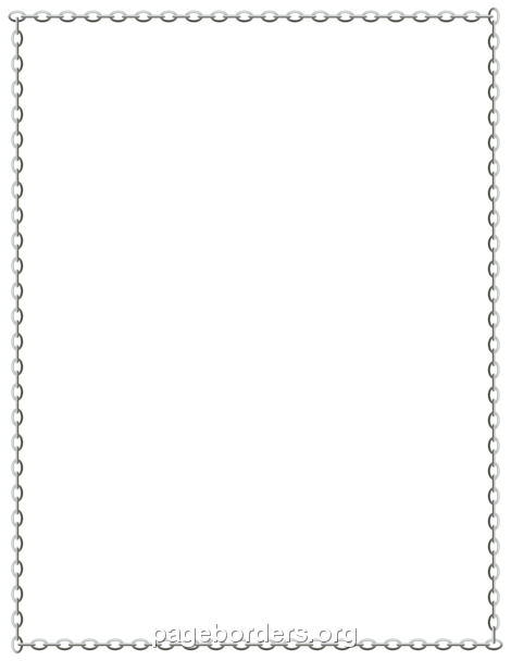 470x608 Chain Border Clip Art