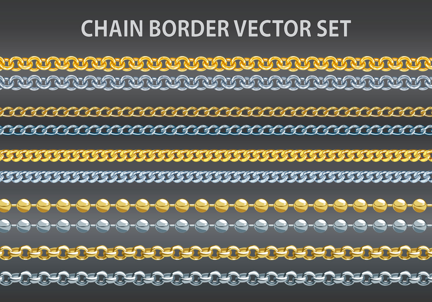 1400x980 Chain Free Vector Art