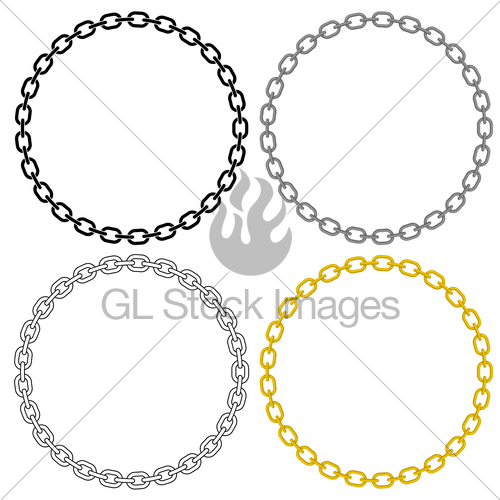 Metal Chain Link Circle Vector Illustration Gl Stock Images 500x500 Metal Chain Link Circle Vector Illustration Gl Stock Images