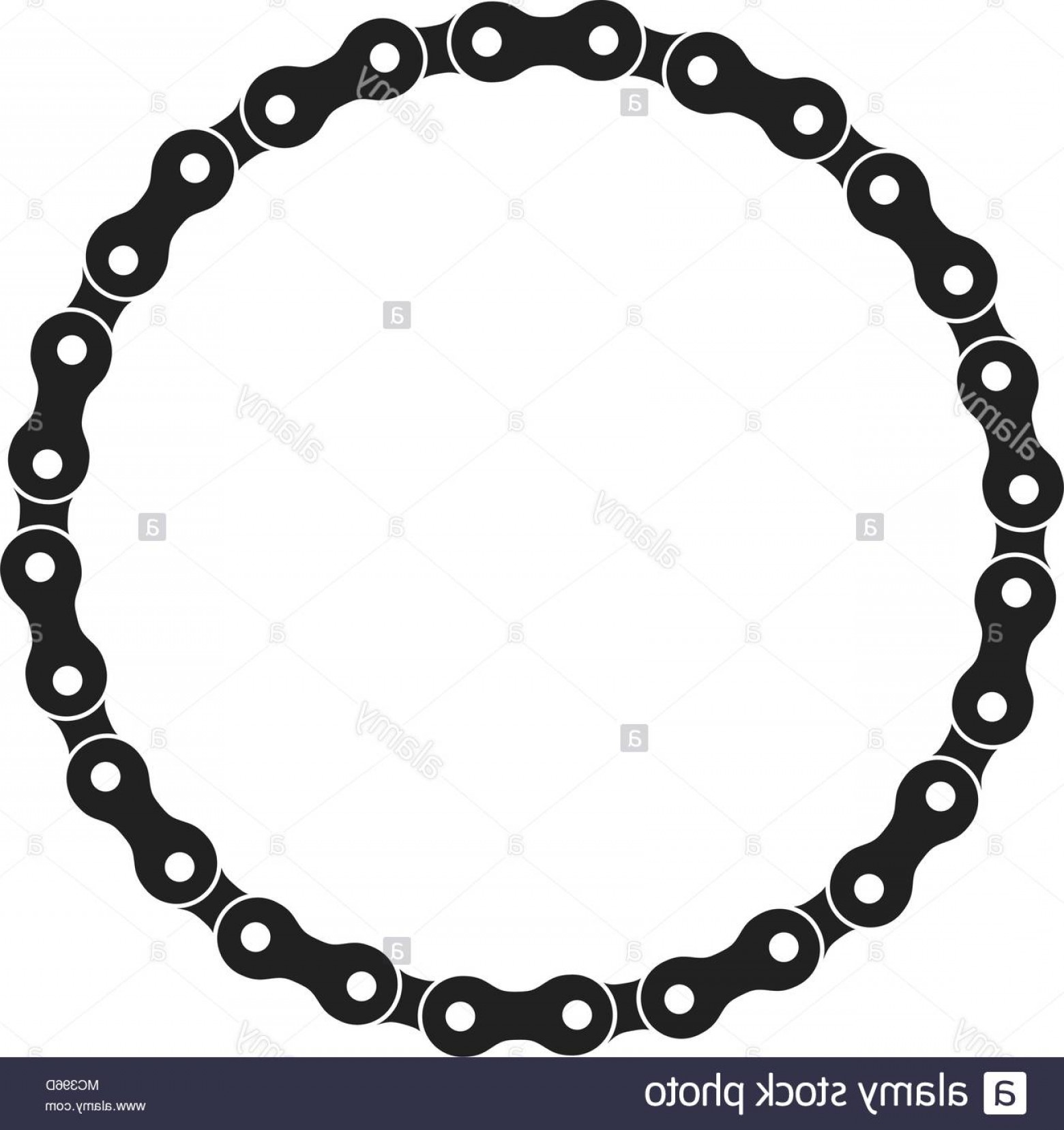 Round Vector Frame Made Of Bike Or Bicycle Chain Monochrome Black 1560x1657 Round Vector Frame Made Of Bike Or Bicycle Chain Monochrome Black