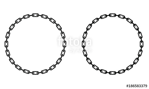Chain Link Circular Border Stock Image And Royalty Free Vector 500x300 Chain Link Circular Border Stock Image And Royalty Free Vector