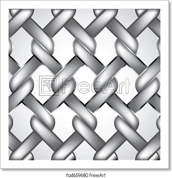 561x581 Free Art Print Of Chain Fence Vector Chainlink Fence Isolated