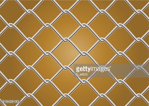 489x350 Chain Link Fence Vector Premium Clipart