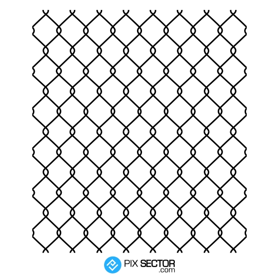 560x560 Chain Link Fence Free Vector
