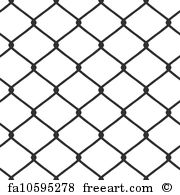 180x195 Free Art Print Of Chain Link Fence Hole Chain Link Fence Hole