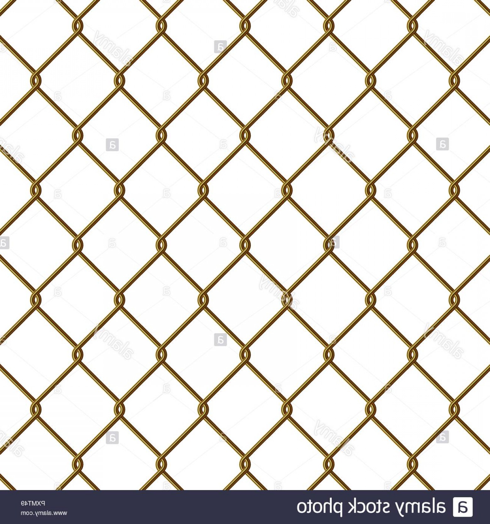 1560x1668 Gold Chain Link Fence Vector Illustration For Your Design Image