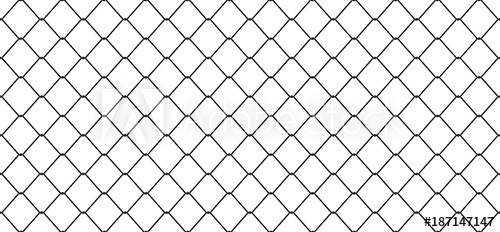 500x232 Seamless Pattern Wire Mesh Chain Link Fence Vector Isolated
