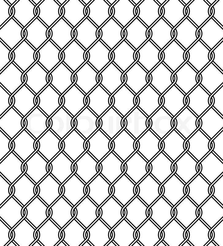 727x800 Vector Chain Link Fence Texture On Stock Vector Colourbox