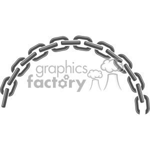 300x300 Half Circle Chain Link Vector Clipart Royalty Free Gif, Png