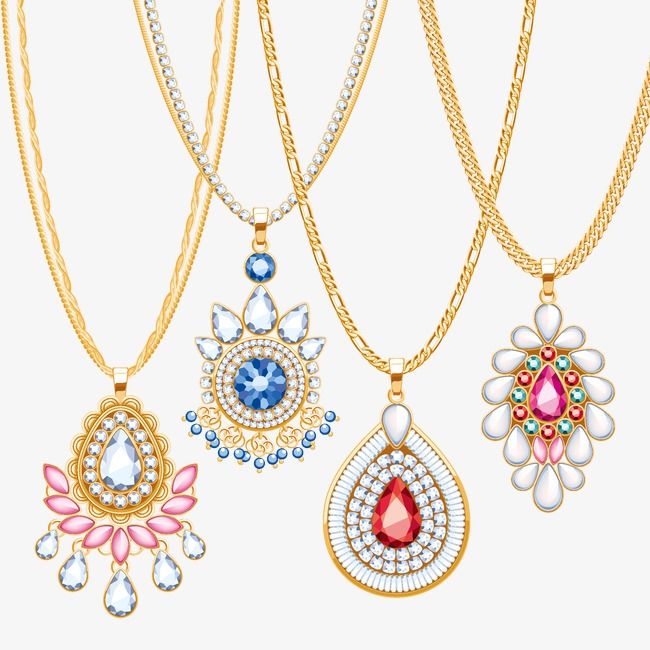 Fantasy Gold Necklace Vector Material, Gold, Diamond, Luxurious 650x650 Fantasy Gold Necklace Vector Material, Gold, Diamond, Luxurious