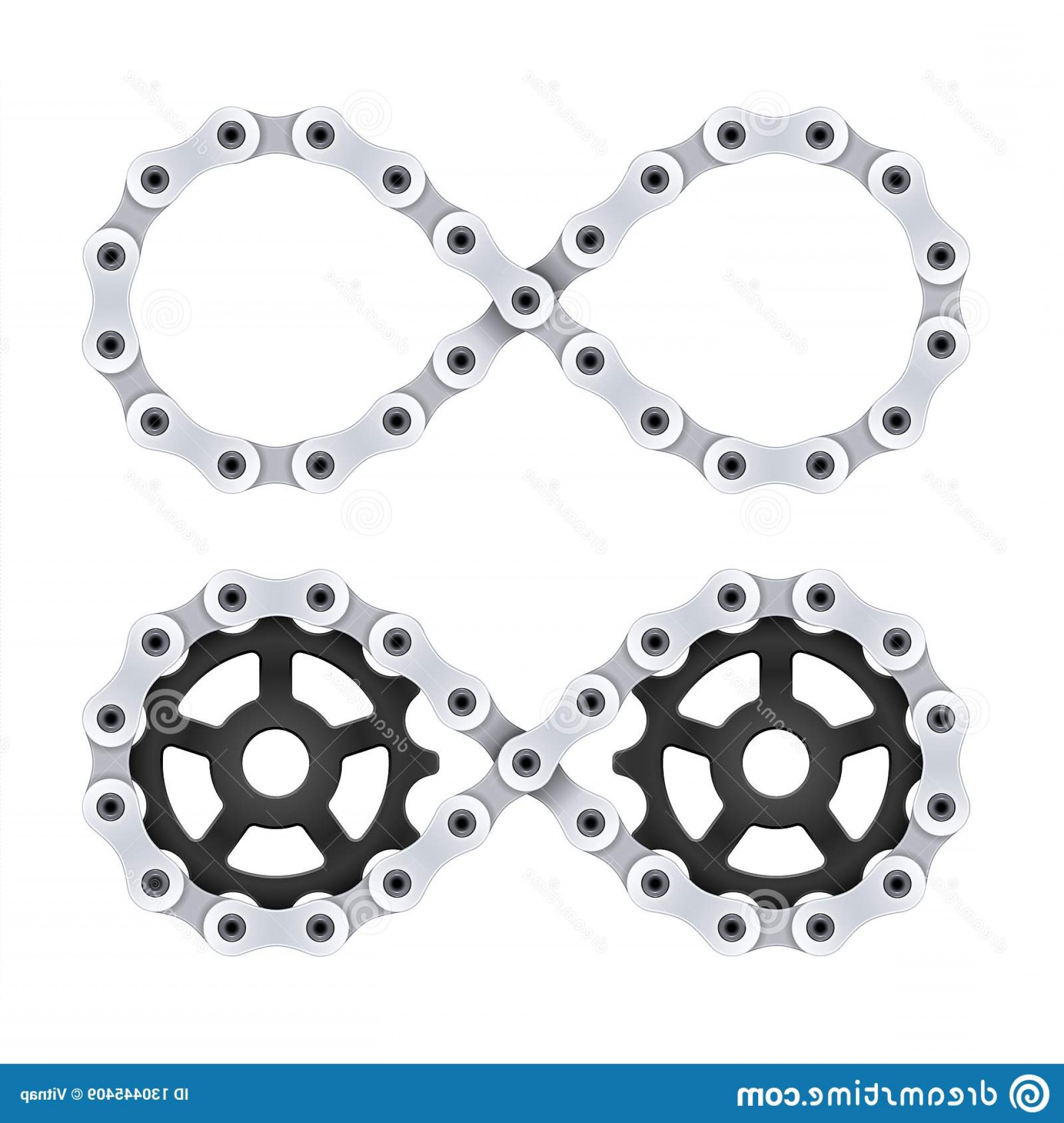 Infinity Sign Made Bicycle Motorcycle Chain Vector Illust Gear 1920x2026 Infinity Sign Made Bicycle Motorcycle Chain Vector Illust Gear