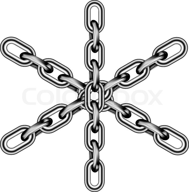 Iron Vector Chain Isolated On White Stock Vector Colourbox 788x800 Iron Vector Chain Isolated On White Stock Vector Colourbox