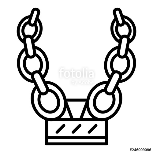 Rap Gold Chan Outline Rap Gold Chain Vector Icon For Web 500x500 Rap Gold Chan Outline Rap Gold Chain Vector Icon For Web