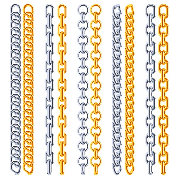 Golden Chains Vector Download My Free Photoshop World 600x600 Golden Chains Vector Download My Free Photoshop World