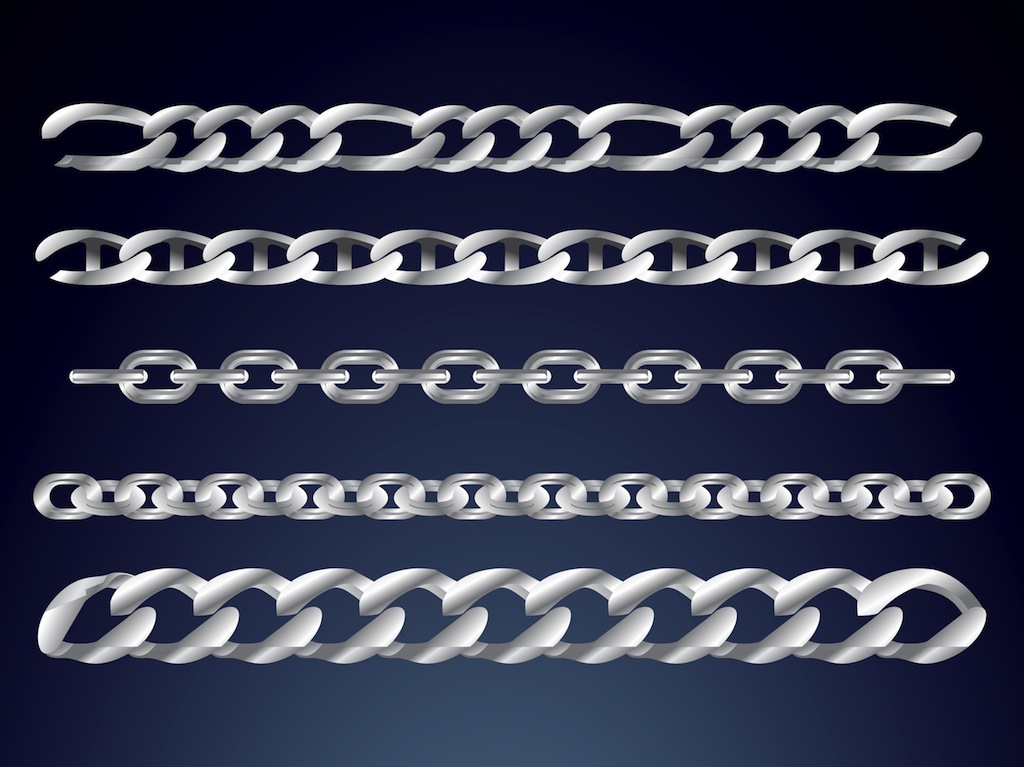Metal Chains Vector Vector Art Graphics 1024x767 Metal Chains Vector Vector Art Graphics