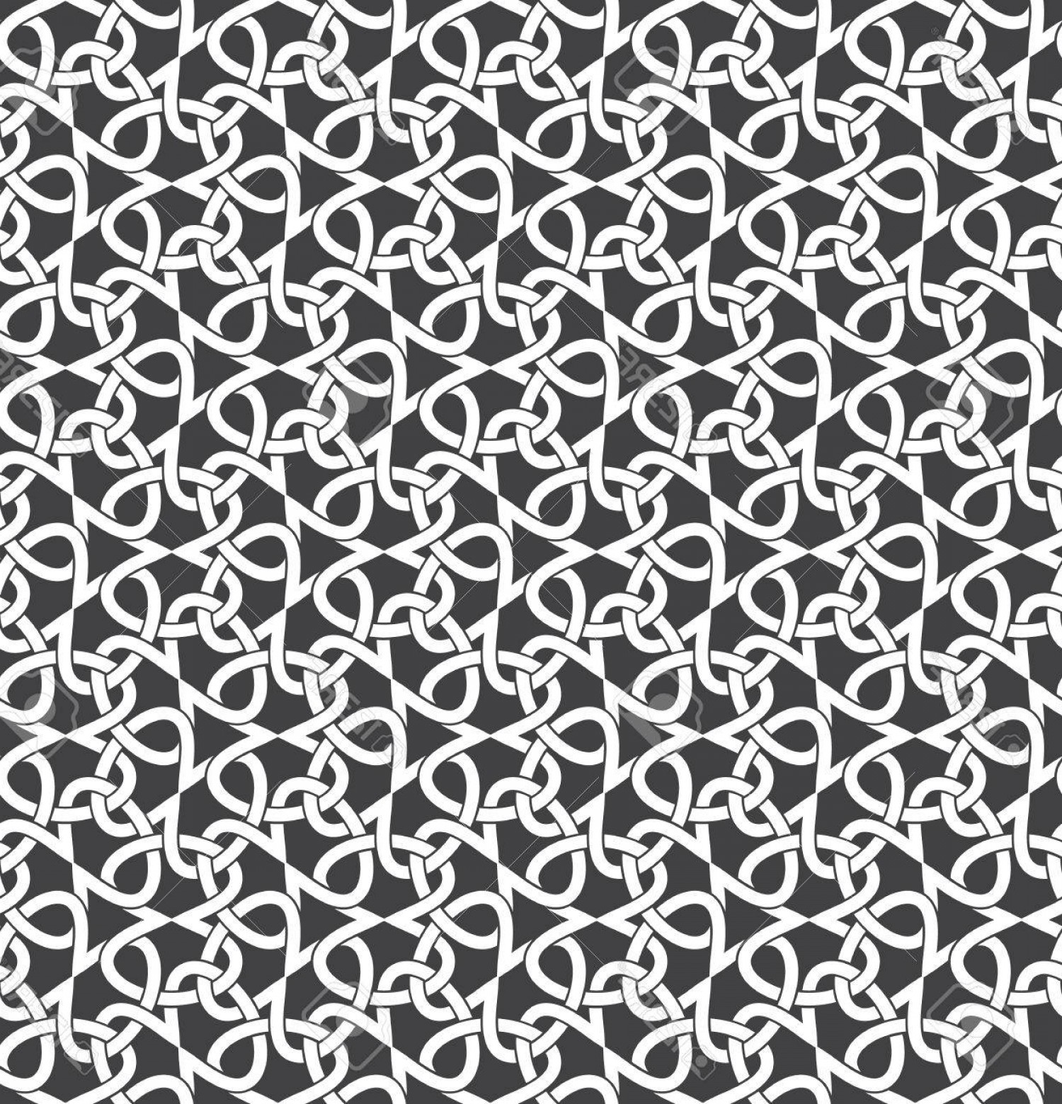 1500x1560 Photostock Vector Seamless Pattern Of Intersecting Infinities