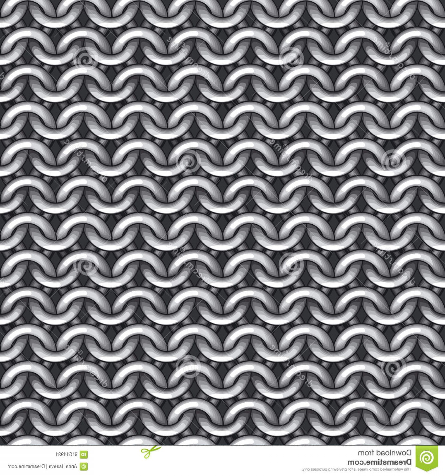 1560x1668 Stock Illustration Chain Rings Chain Mail Armor Vector