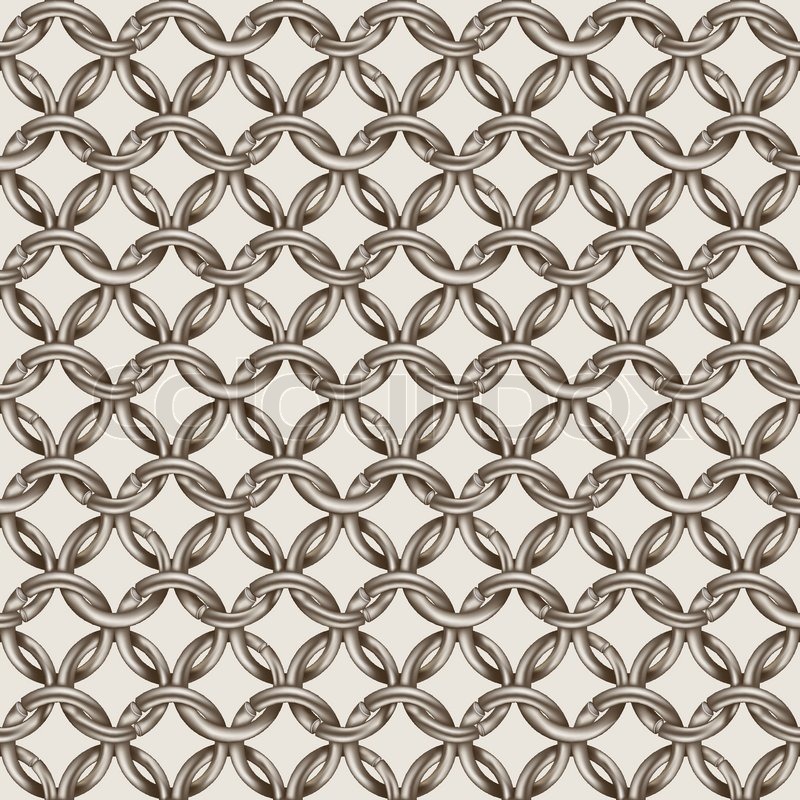 800x800 Chain Mail Seamless Wallpaper Stock Vector Colourbox