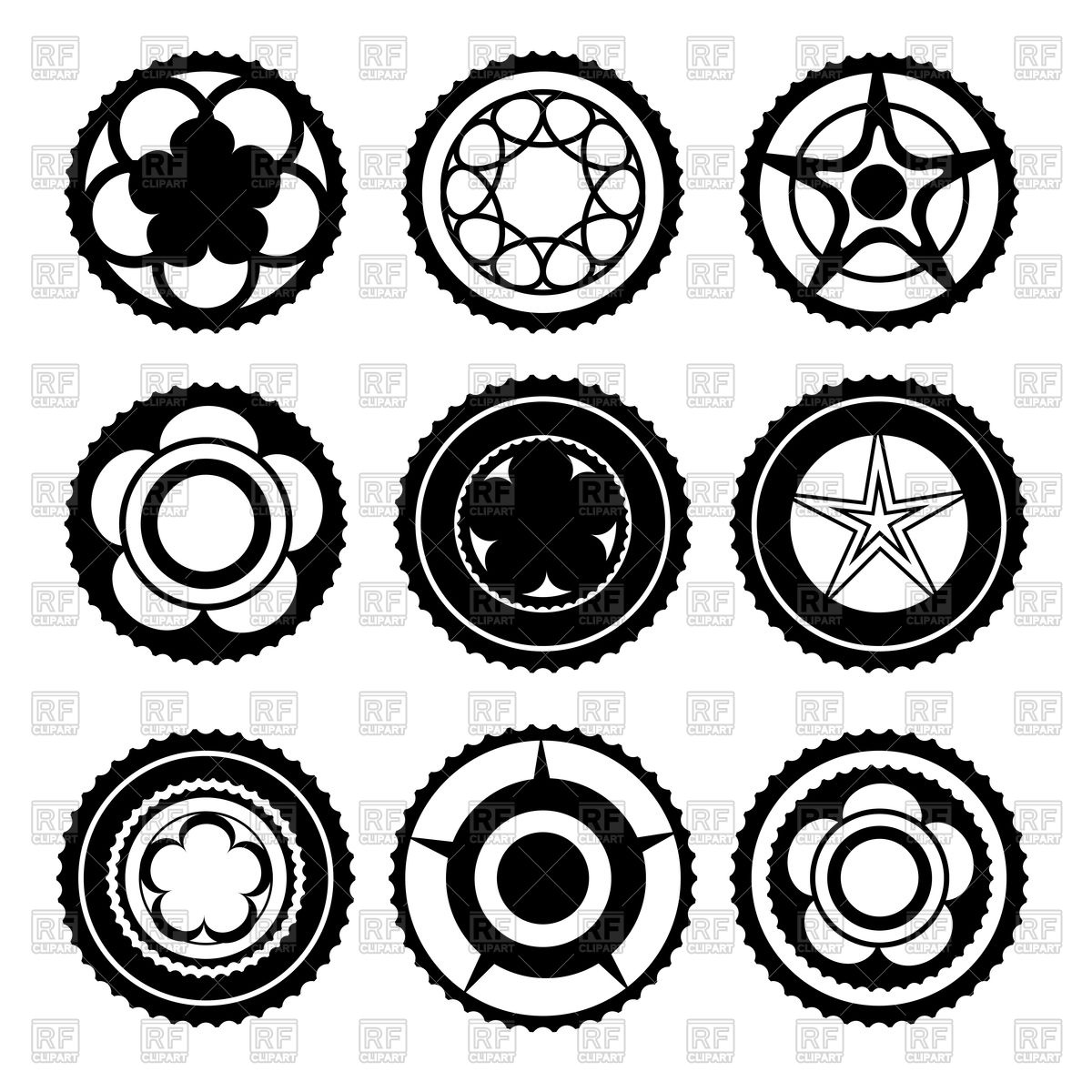 1200x1200 Bike Chainrings And Rear Sprocket