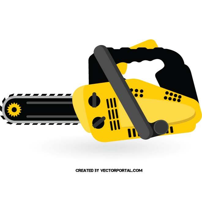 660x660 Chainsaw Vector Clip Art