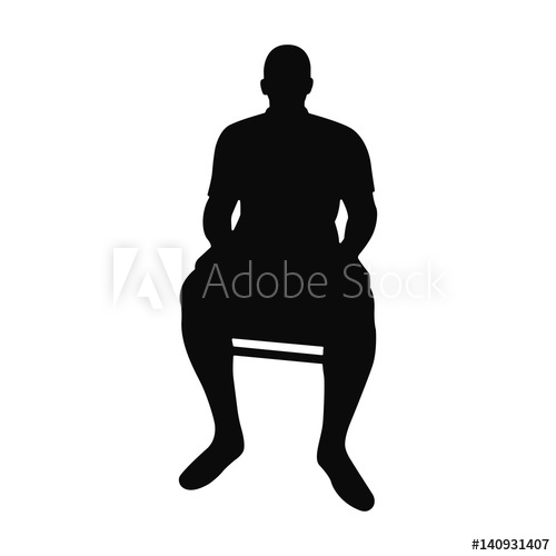 Chair Silhouette Vector at Vectorified.com | Collection of Chair ...