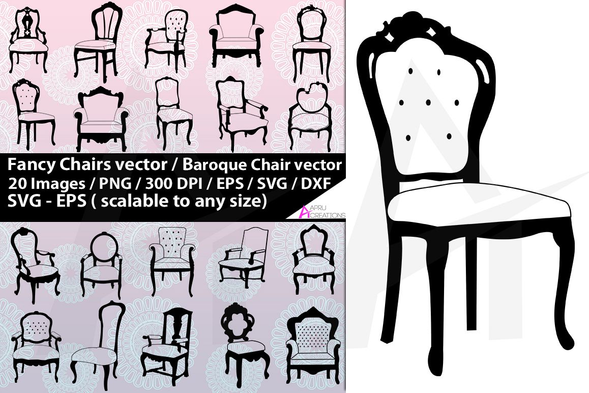 Fancy Chairs Silhouette Fancy Chair Vector Baroque 1158x772 Fancy Chairs Silhouette Fancy Chair Vector Baroque