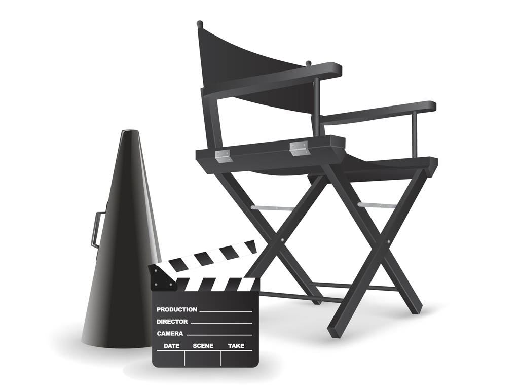 1024x765 Director's Chair Vector Art Graphics
