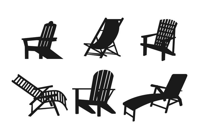 700x490 Lawn Chair Vector Set