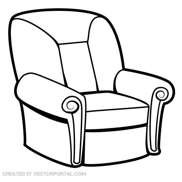 600x600 Armchair Vector