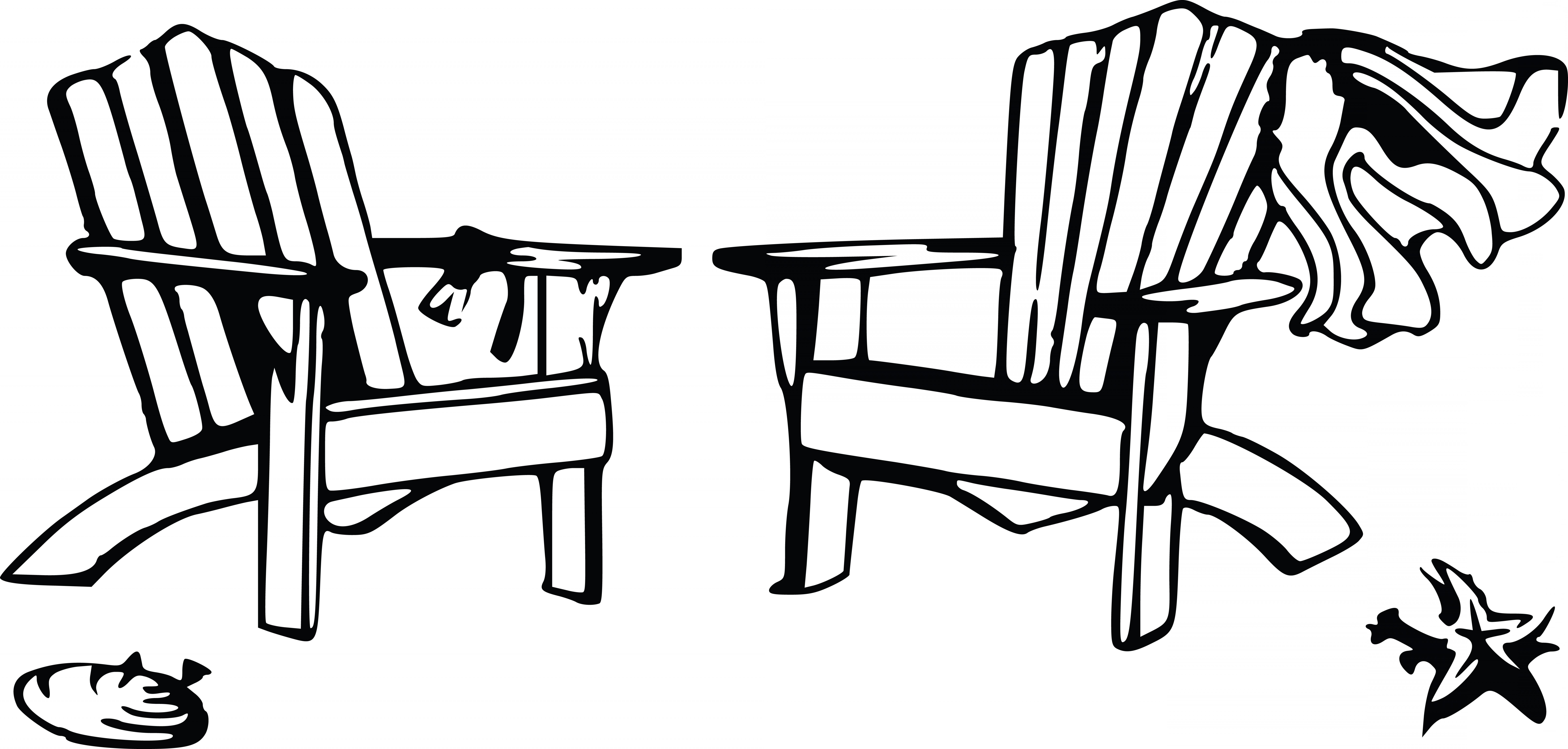 9600x4586 Black And White Beach Chair Vector Soidergi