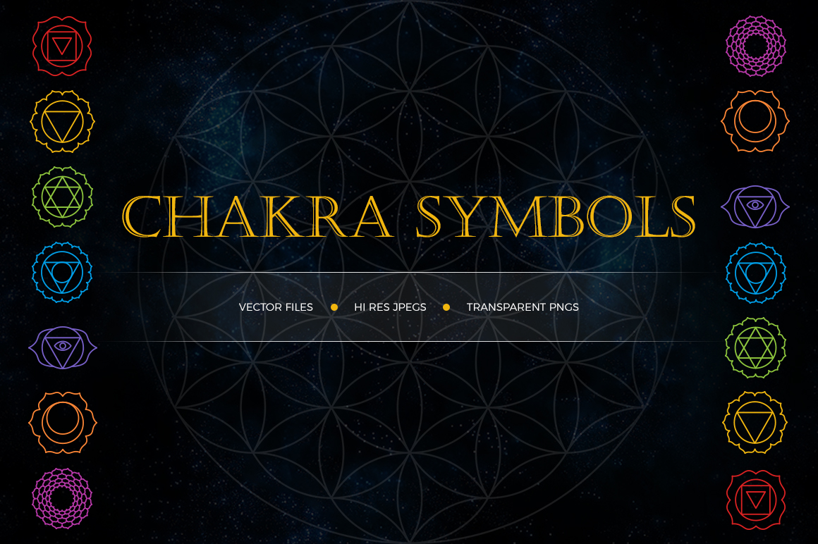 1160x772 Chakra Symbols And Patterns Vector