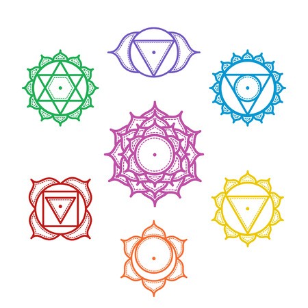 Chakra Symbols Vector Free at Vectorified.com | Collection of Chakra ...