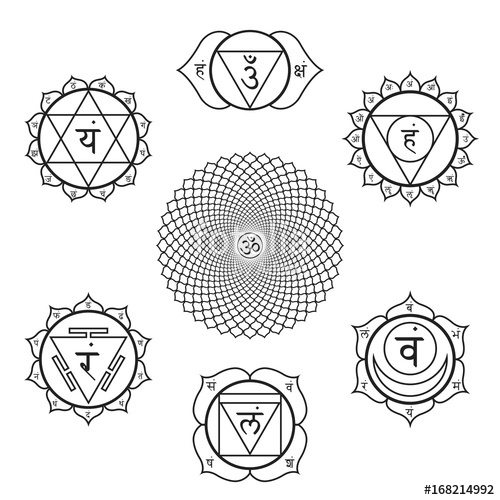 Chakra Symbols Vector Free at Vectorified.com | Collection of Chakra ...