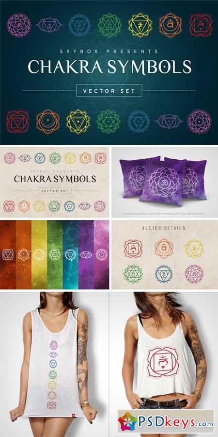 450x900 Chakra Symbols Vector Set Free Download Photoshop Vector