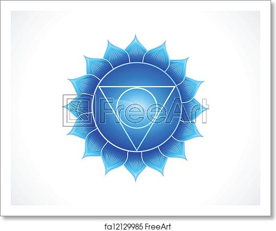 560x470 Free Art Print Of Detailed Throat Chakra Detailed Throat Chakra