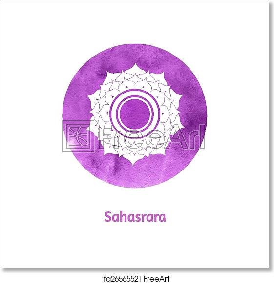 561x581 Free Art Print Of Sahasrara Chakra Sahasrara Chakra Vector