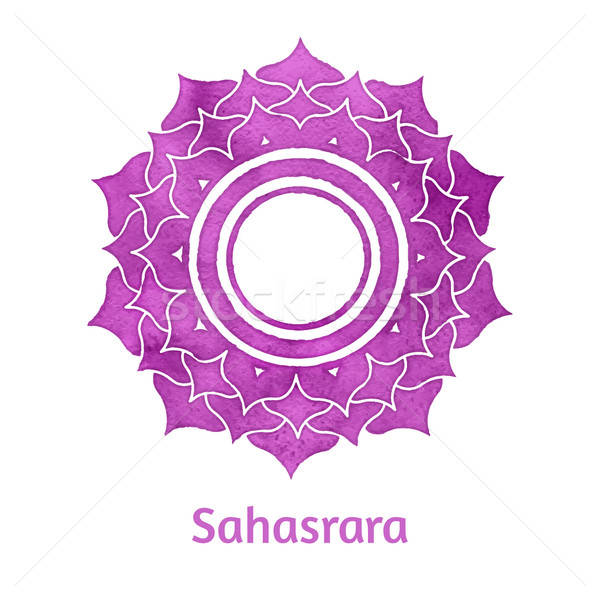 600x600 Sahasrara Chakra Vector Illustration Sofya Golovanova