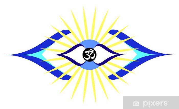 700x427 Third Eye Ajna Chakra Vector Sticker