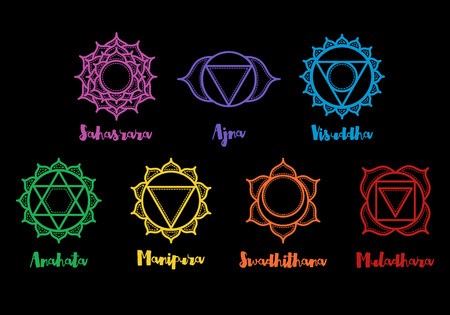 450x315 Isolated Set Of Beautiful Indian Ornamental Chakras Vector