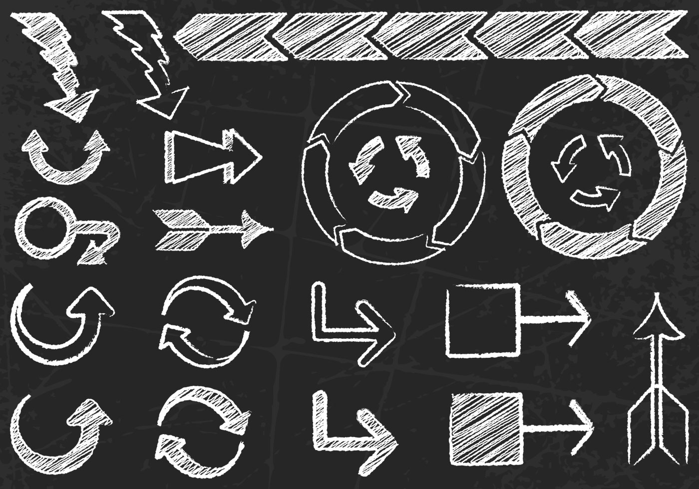 Chalkboard Arrow Free Vector Art 1400x980 Chalkboard Arrow Free Vector Art