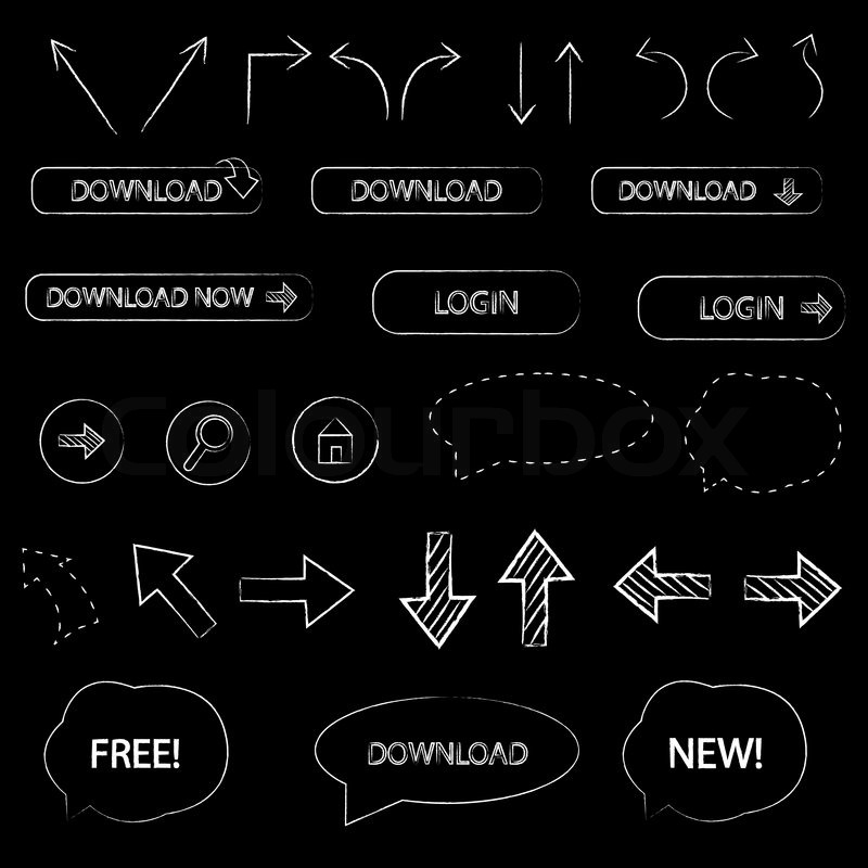 Web Design Elements, Drawn 800x800 Web Design Elements, Drawn