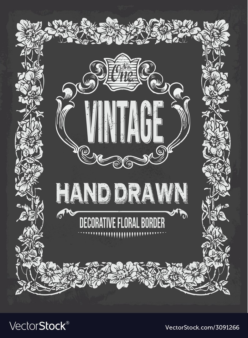 792x1080 Chalkboard Border