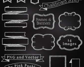 340x270 Free Chalkboard Frames Clipart
