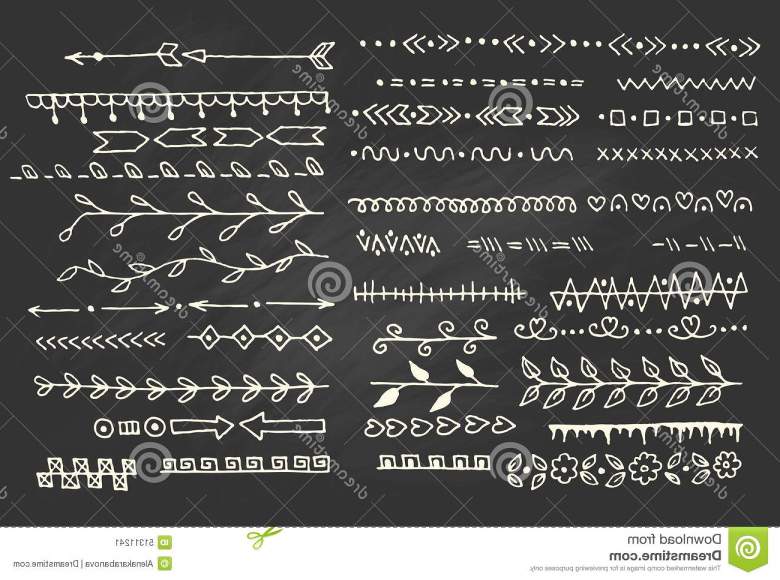 1560x1160 Vector Chalk Border Catchsplace