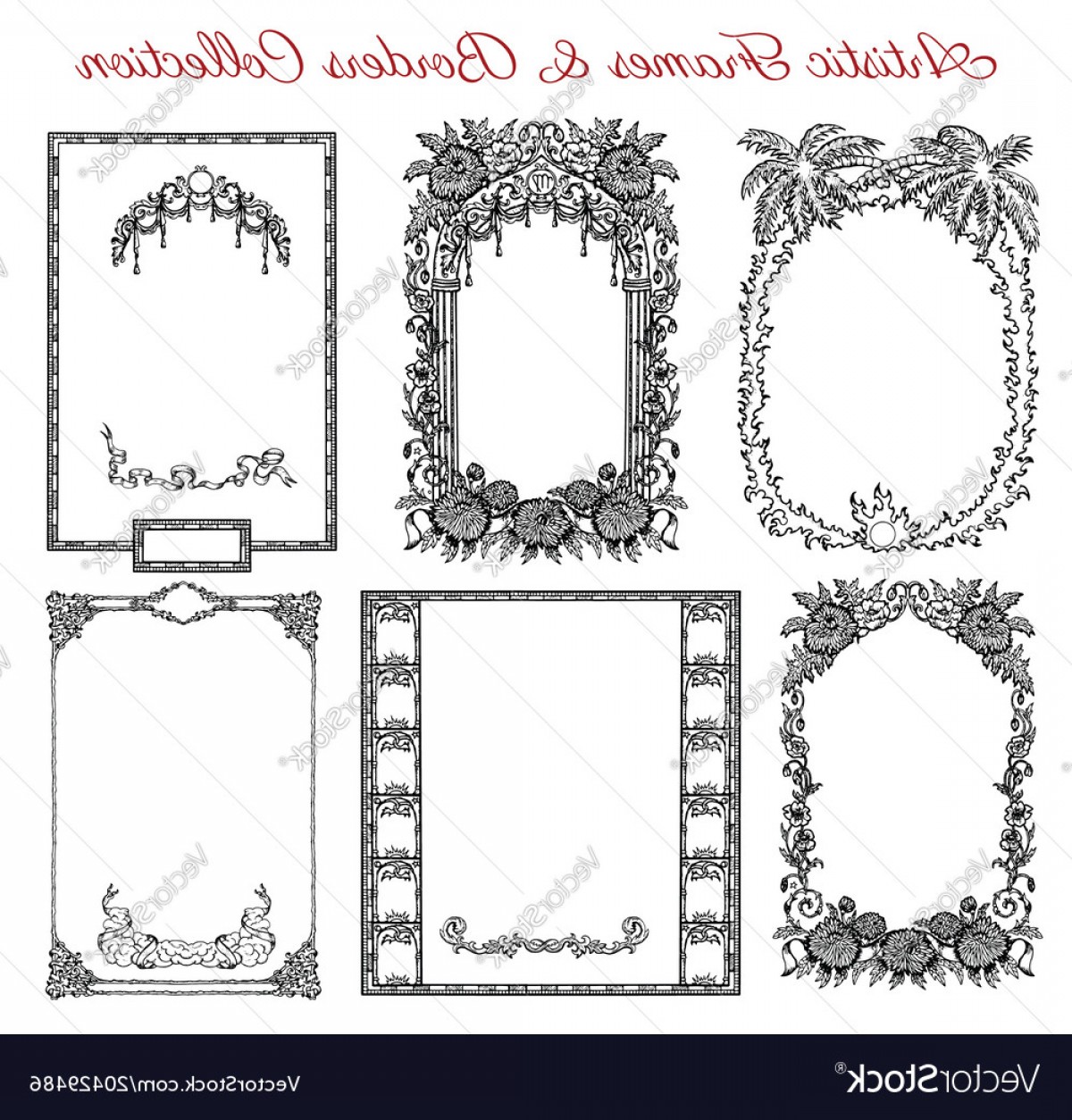 1200x1254 Vintage Frames And Borders Vectors Hoodamathrun
