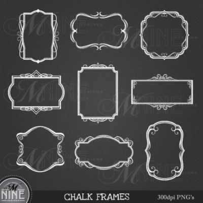 400x400 Chalk Border Free Png Download